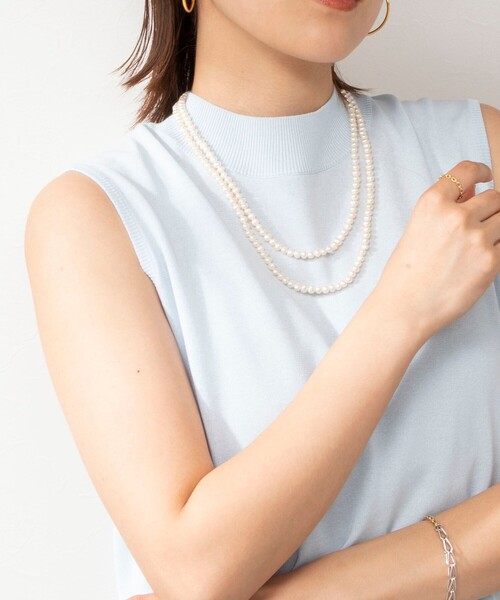 NOLLEY’S（ノーリーズ）の「淡水パールロングネックレス（ネックレス・レディース・オフホワイト・FREE）」の8枚目の写真