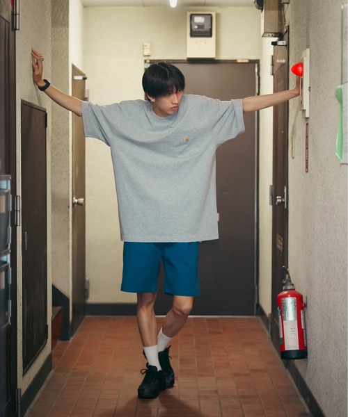 【Carhartt/カーハート】K87 Pocket Short Sleeve ポケット 半袖 Tシャツ メンズ レディース ポケットT ビッグシルエット ゆったり オーバーサイズ ルーズフィット（Tシャツ/カットソー）｜Carhartt（カーハート）