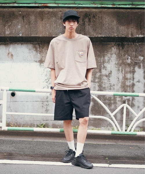 【Carhartt/カーハート】K87 Pocket Short Sleeve ポケット 半袖 Tシャツ メンズ レディース ポケットT ビッグシルエット ゆったり オーバーサイズ ルーズフィット（Tシャツ/カットソー）｜Carhartt（カーハート）