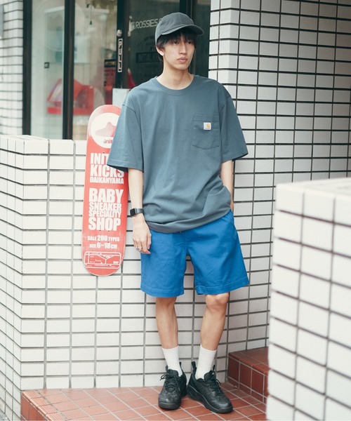 【Carhartt/カーハート】K87 Pocket Short Sleeve ポケット 半袖 Tシャツ メンズ レディース ポケットT ビッグシルエット ゆったり オーバーサイズ ルーズフィット（Tシャツ/カットソー）｜Carhartt（カーハート）