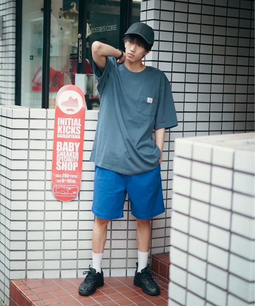 【Carhartt/カーハート】K87 Pocket Short Sleeve ポケット 半袖 Tシャツ メンズ レディース ポケットT ビッグシルエット ゆったり オーバーサイズ ルーズフィット（Tシャツ/カットソー）｜Carhartt（カーハート）