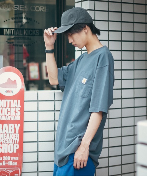【Carhartt/カーハート】K87 Pocket Short Sleeve ポケット 半袖 Tシャツ メンズ レディース ポケットT ビッグシルエット ゆったり オーバーサイズ ルーズフィット（Tシャツ/カットソー）｜Carhartt（カーハート）