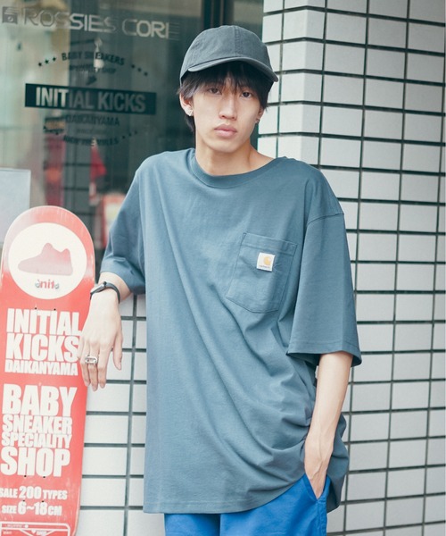【Carhartt/カーハート】K87 Pocket Short Sleeve ポケット 半袖 Tシャツ メンズ レディース ポケットT ビッグシルエット ゆったり オーバーサイズ ルーズフィット（Tシャツ/カットソー）｜Carhartt（カーハート）