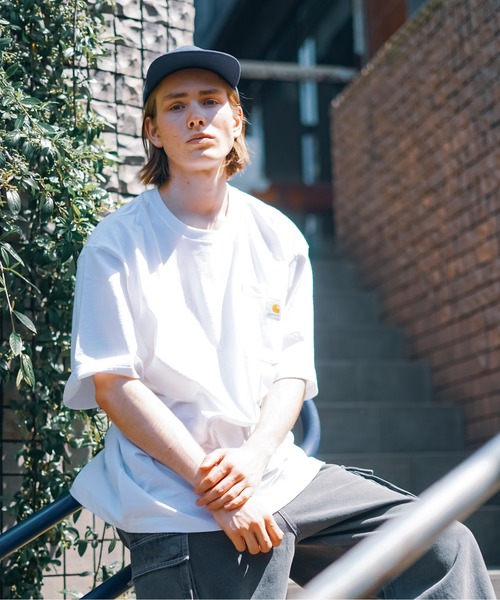 【Carhartt/カーハート】K87 Pocket Short Sleeve ポケット 半袖 Tシャツ メンズ レディース ポケットT ビッグシルエット ゆったり オーバーサイズ ルーズフィット（Tシャツ/カットソー）｜Carhartt（カーハート）
