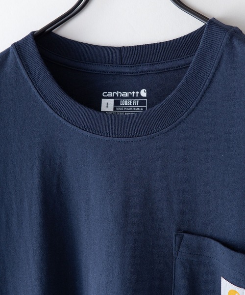 【Carhartt/カーハート】K87 Pocket Short Sleeve ポケット 半袖 Tシャツ メンズ レディース ポケットT ビッグシルエット ゆったり オーバーサイズ ルーズフィット（Tシャツ/カットソー）｜Carhartt（カーハート）