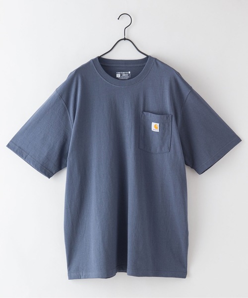 【Carhartt/カーハート】K87 Pocket Short Sleeve ポケット 半袖 Tシャツ メンズ レディース ポケットT ビッグシルエット ゆったり オーバーサイズ ルーズフィット（Tシャツ/カットソー）｜Carhartt（カーハート）