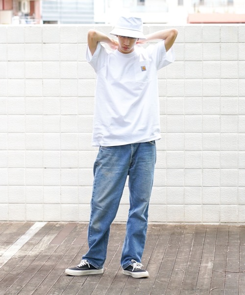 【Carhartt/カーハート】K87 Pocket Short Sleeve ポケット 半袖 Tシャツ メンズ レディース ポケットT ビッグシルエット ゆったり オーバーサイズ ルーズフィット（Tシャツ/カットソー）｜Carhartt（カーハート）