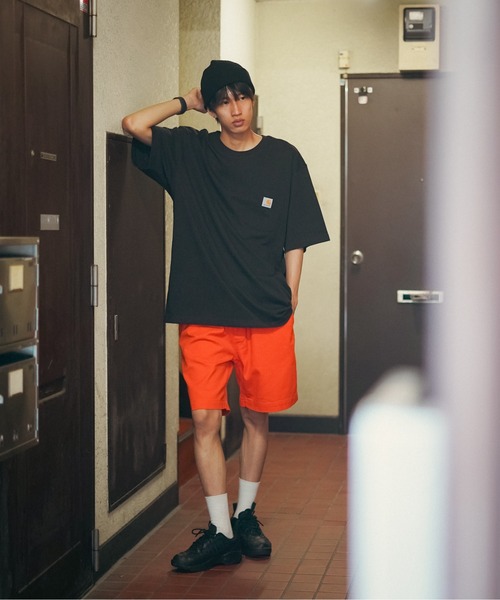 【Carhartt/カーハート】K87 Pocket Short Sleeve ポケット 半袖 Tシャツ メンズ レディース ポケットT ビッグシルエット ゆったり オーバーサイズ ルーズフィット（Tシャツ/カットソー）｜Carhartt（カーハート）