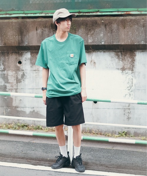 【Carhartt/カーハート】K87 Pocket Short Sleeve ポケット 半袖 Tシャツ メンズ レディース ポケットT ビッグシルエット ゆったり オーバーサイズ ルーズフィット（Tシャツ/カットソー）｜Carhartt（カーハート）