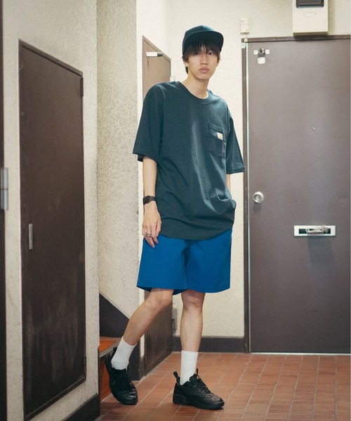 【Carhartt/カーハート】K87 Pocket Short Sleeve ポケット 半袖 Tシャツ メンズ レディース ポケットT ビッグシルエット ゆったり オーバーサイズ ルーズフィット（Tシャツ/カットソー）｜Carhartt（カーハート）
