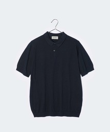 JOHN SMEDLEY RHODES 30 GAUGE SEAISLAND COTTON POLO KNIT ITALIAN FIT ジョンスメドレー ロードス 30ゲージ シーアイランドコットン ポロニット