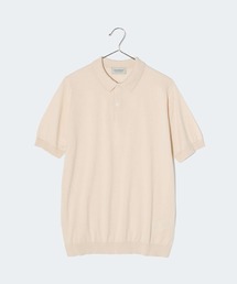 JOHN SMEDLEY RHODES 30 GAUGE SEAISLAND COTTON POLO KNIT ITALIAN FIT ジョンスメドレー ロードス  30ゲージ シーアイランドコットン ポロニット