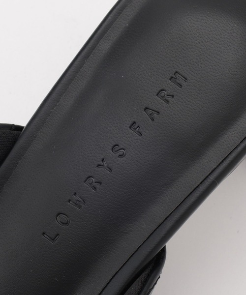 LOWRYS FARM(ローリーズファーム)の「パフミュール 909509(サンダル・レディース・ブラック/ブルー/ホワイト・MEDIUM/LARGE)」の11枚目の写真