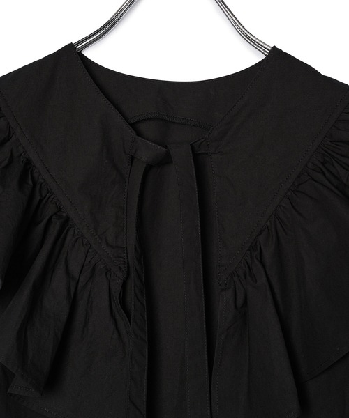 ADAM ET ROPE'（アダムエロペ）の「〈SETアイテム〉フリルセットTシャツ（Tシャツ/カットソー・レディース・ホワイト/ブラック/ベージュ・FREE）」の17枚目の写真