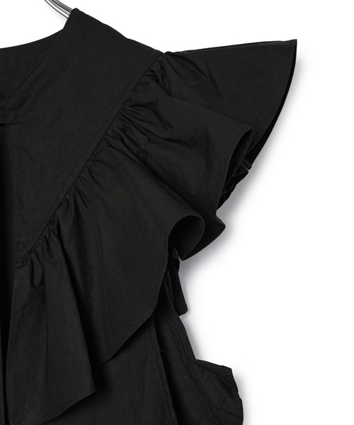 ADAM ET ROPE'（アダムエロペ）の「〈SETアイテム〉フリルセットTシャツ（Tシャツ/カットソー・レディース・ホワイト/ブラック/ベージュ・FREE）」の13枚目の写真