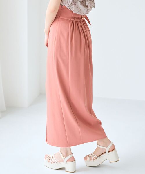 MAJESTIC LEGON(マジェスティックレゴン)の「ウエストフィットスリットスカート(スカート・レディース・モカ/ブラック/オレンジ・SMALL/MEDIUM)」の9枚目の写真
