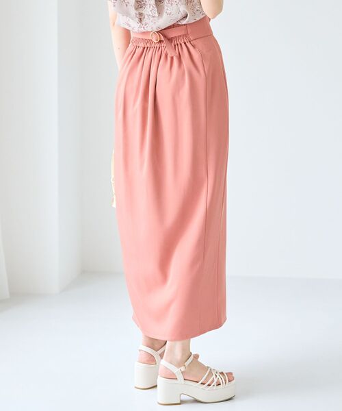 MAJESTIC LEGON(マジェスティックレゴン)の「ウエストフィットスリットスカート(スカート・レディース・モカ/ブラック/オレンジ・SMALL/MEDIUM)」の10枚目の写真