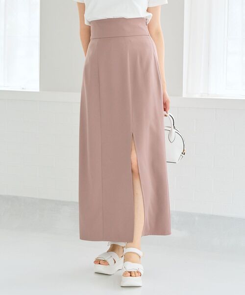 MAJESTIC LEGON(マジェスティックレゴン)の「ウエストフィットスリットスカート(スカート・レディース・モカ/ブラック/オレンジ・SMALL/MEDIUM)」の18枚目の写真