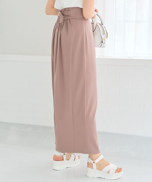MAJESTIC LEGON(マジェスティックレゴン)の「ウエストフィットスリットスカート(スカート・レディース・モカ/ブラック/オレンジ・SMALL/MEDIUM)」の20枚目の写真