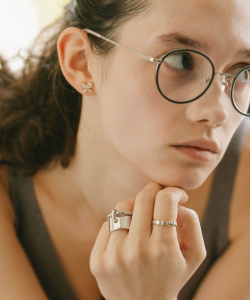 Ops.（オプス）の「リング シルバー925 ハート レディース【sydan-hzring シダン・ホライゾン】（リング・レディース・イエローゴールド/シルバー・FREE）」の4枚目の写真