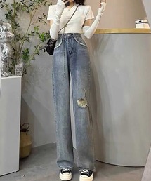 SPIGA（スピーガ）の「ダメージストレートデニムパンツ（デニムパンツ）」