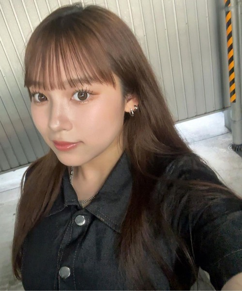 Chick（チック）の「Denim Mini Dress / デニムミニワンピース（ワンピース・レディース・ブラック/ブルー・FREE）」の16枚目の写真