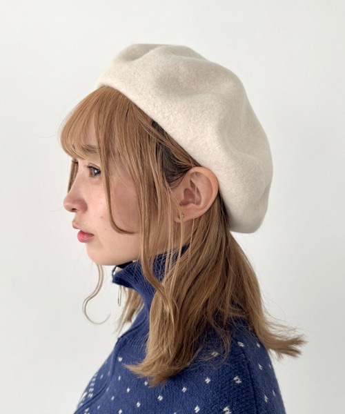 セール】【11色展開】ベーシックベレー帽（ハンチング/ベレー帽