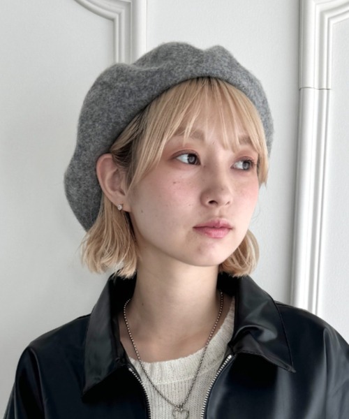 セール】【11色展開】ベーシックベレー帽（ハンチング/ベレー帽