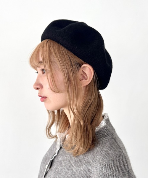 セール】【11色展開】ベーシックベレー帽（ハンチング/ベレー帽