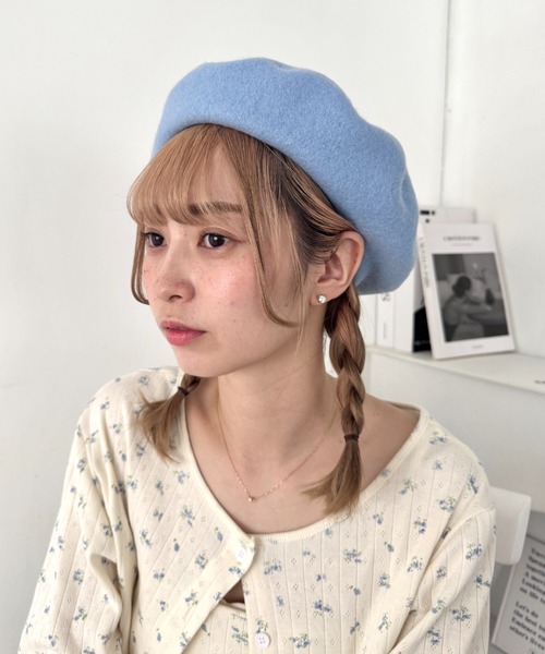 セール】【14色展開】ベーシックベレー帽（ハンチング/ベレー帽