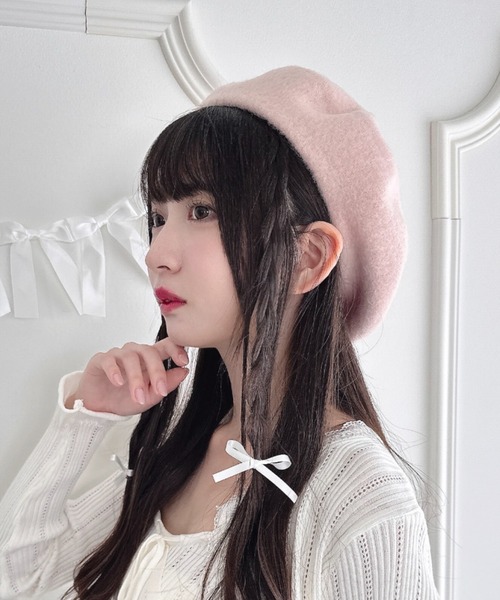 セール】【11色展開】ベーシックベレー帽（ハンチング/ベレー帽