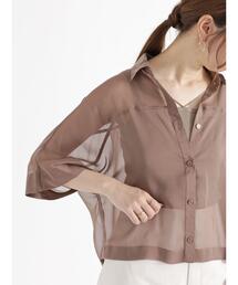 Te chichi | シアークロップトシャツ(シャツ/ブラウス)