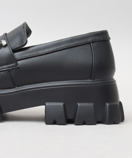 glabella（グラベラ）の「厚底 ブロックソール スクエアトゥ ビットローファー（ローファー・メンズ・ブラック・L/M/S）」の21枚目の写真