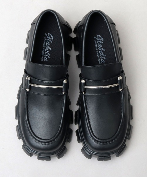 glabella（グラベラ）の「厚底 ブロックソール スクエアトゥ ビットローファー（ローファー・メンズ・ブラック・L/M/S）」の19枚目の写真