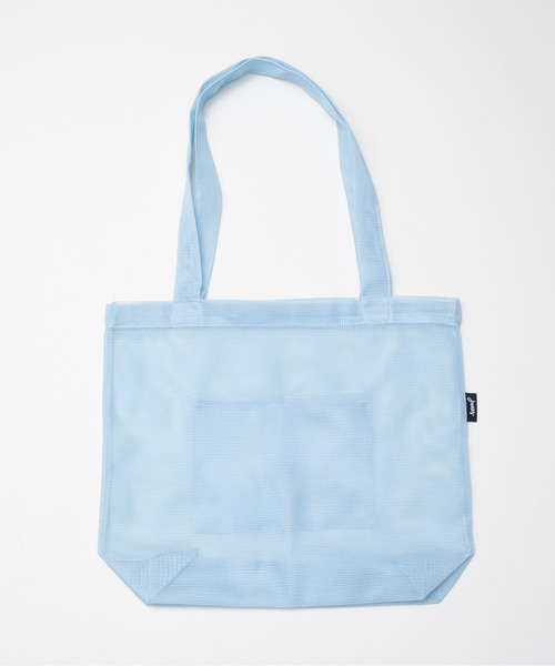 junes（ジュネス）の「JUNES  MARKET TOTE  in Bio-knit（トートバッグ・レディース・アイボリー/ブルー/ラベンダー/イエロー・FREE）」の3枚目の写真