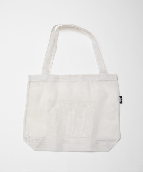 junes（ジュネス）の「JUNES  MARKET TOTE  in Bio-knit（トートバッグ・レディース・アイボリー/ブルー/ラベンダー/イエロー・FREE）」の2枚目の写真