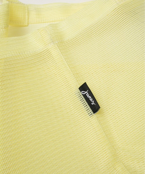 junes（ジュネス）の「JUNES  MARKET TOTE  in Bio-knit（トートバッグ・レディース・アイボリー/ブルー/ラベンダー/イエロー・FREE）」の15枚目の写真