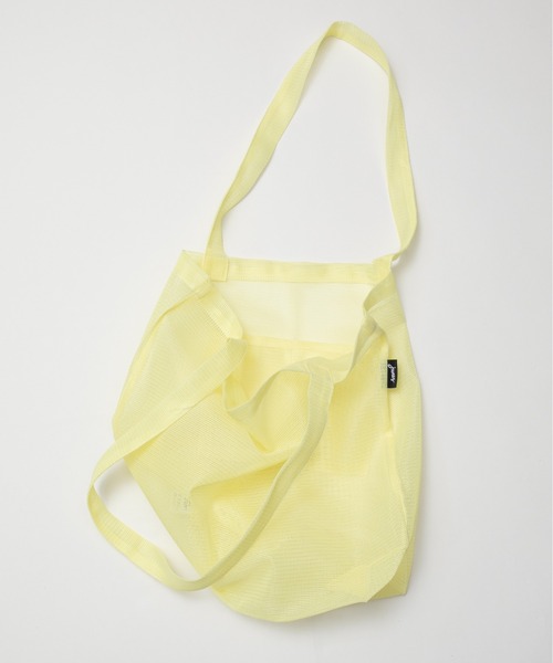 junes（ジュネス）の「JUNES  MARKET TOTE  in Bio-knit（トートバッグ・レディース・アイボリー/ブルー/ラベンダー/イエロー・FREE）」の17枚目の写真