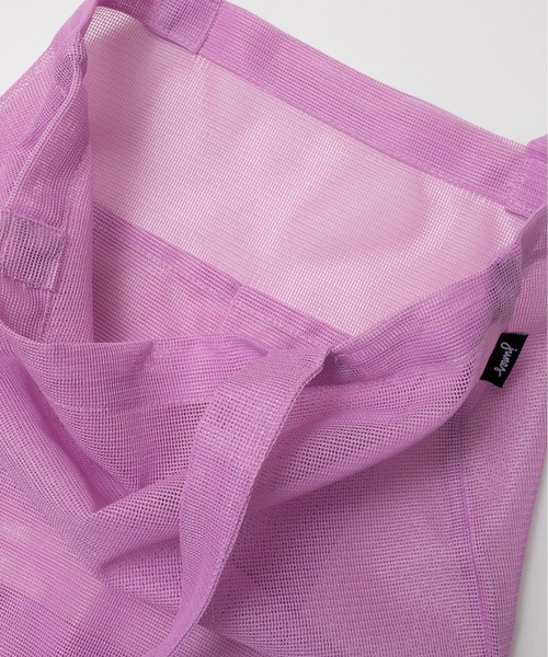 junes（ジュネス）の「JUNES  MARKET TOTE  in Bio-knit（トートバッグ・レディース・アイボリー/ブルー/ラベンダー/イエロー・FREE）」の21枚目の写真