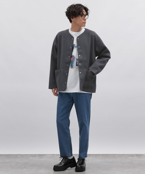 LAKOLE(ラコレ)の「ペインティング長袖T / 970376(Tシャツ/カットソー・メンズ・ブラック/ホワイト/オレンジ系その他2/ブルー・LARGE/X-LARGE/MEDIUM)」の5枚目の写真