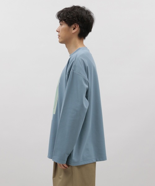 LAKOLE(ラコレ)の「ペインティング長袖T / 970376(Tシャツ/カットソー・メンズ・ブラック/ホワイト/オレンジ系その他2/ブルー・LARGE/X-LARGE/MEDIUM)」の10枚目の写真