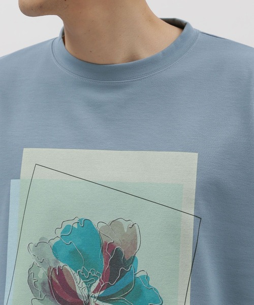 LAKOLE(ラコレ)の「ペインティング長袖T / 970376(Tシャツ/カットソー・メンズ・ブラック/ホワイト/オレンジ系その他2/ブルー・LARGE/X-LARGE/MEDIUM)」の12枚目の写真