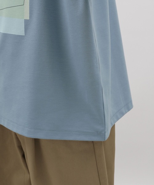 LAKOLE(ラコレ)の「ペインティング長袖T / 970376(Tシャツ/カットソー・メンズ・ブラック/ホワイト/オレンジ系その他2/ブルー・LARGE/X-LARGE/MEDIUM)」の14枚目の写真