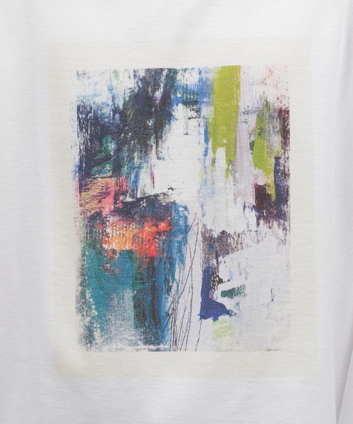 LAKOLE(ラコレ)の「ペインティング長袖T / 970376(Tシャツ/カットソー・メンズ・ブラック/ホワイト/オレンジ系その他2/ブルー・LARGE/X-LARGE/MEDIUM)」の16枚目の写真