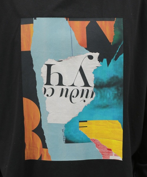 LAKOLE(ラコレ)の「ペインティング長袖T / 970376(Tシャツ/カットソー・メンズ・ブラック/ホワイト/オレンジ系その他2/ブルー・LARGE/X-LARGE/MEDIUM)」の18枚目の写真