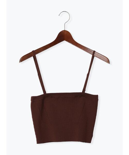 Te chichi(テチチ)の「ニットビスチェ(ニット/セーター・レディース・ブラック/ブラウン/チャコールグレー・F)」の16枚目の写真