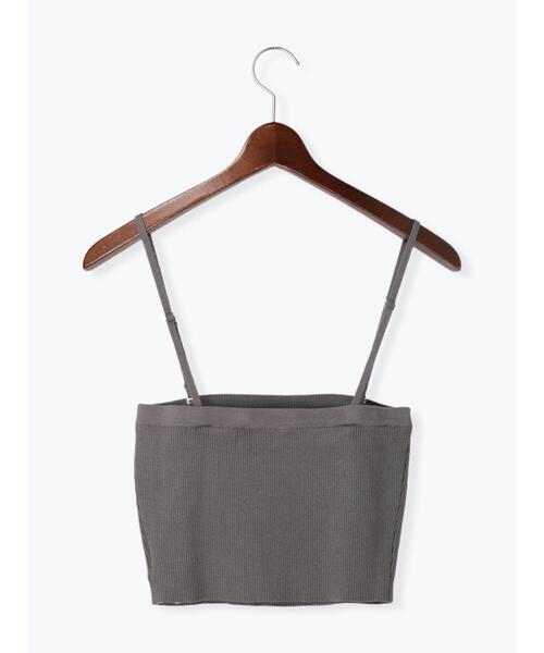 Te chichi(テチチ)の「ニットビスチェ(ニット/セーター・レディース・ブラック/ブラウン/チャコールグレー・F)」の18枚目の写真