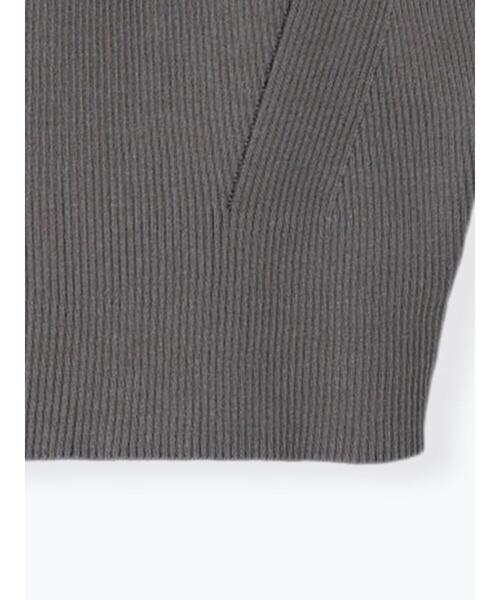 Te chichi(テチチ)の「ニットビスチェ(ニット/セーター・レディース・ブラック/ブラウン/チャコールグレー・F)」の21枚目の写真