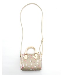 Little sunny bite（リトルサニーバイト）の「【little sunny bite と pink house】 Rose print mini boston（ハンドバッグ）」