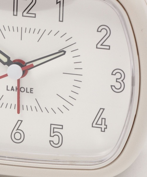 LAKOLE（ラコレ）の「レトロ目覚まし時計 / 974738（置時計・レディース・アイボリー/グレー・FREE）」の10枚目の写真